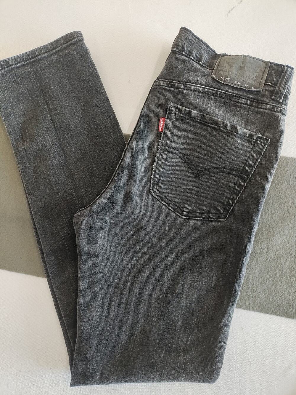 Mens Levis 510 Black Denim Jeans 29W X 31L Skate Thrash Pants